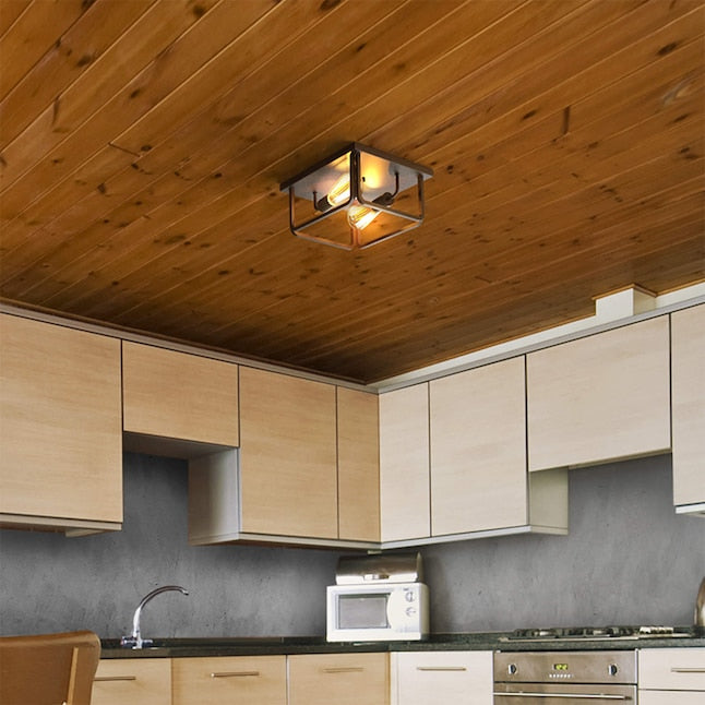 KODA Fulton Essential 2-Light Flush Ceiling Light