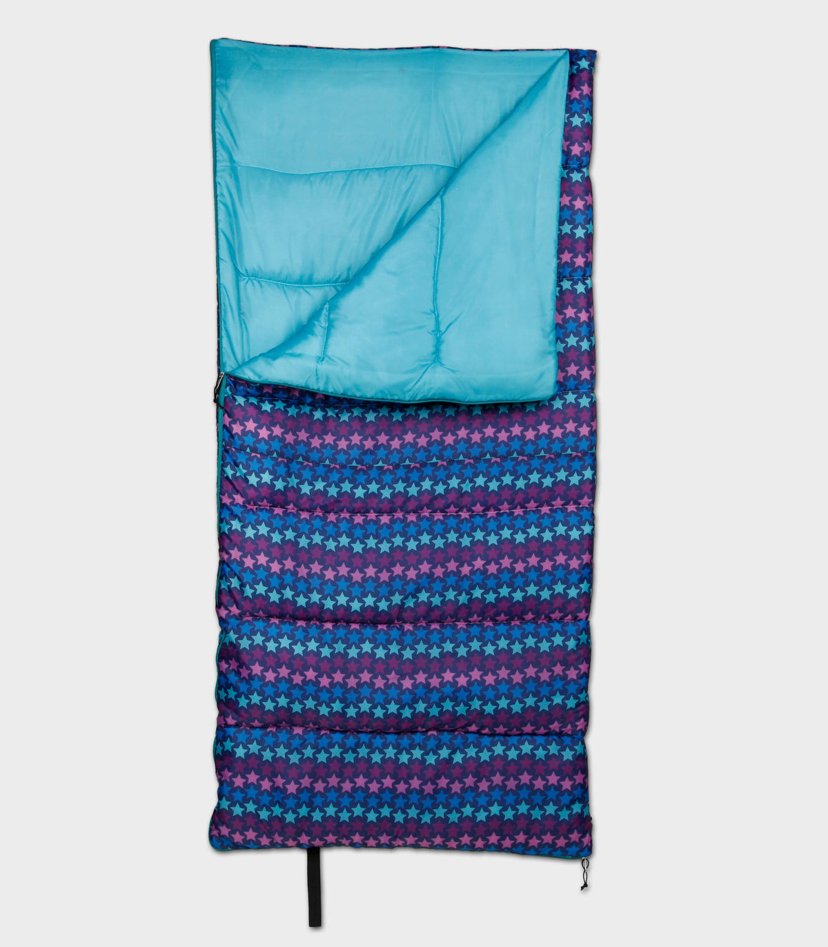Crckt Youth 2-lb Polyester Sleeping Bag with Full Zipper Closure, 64" Long x 30" Wide x 2" Width