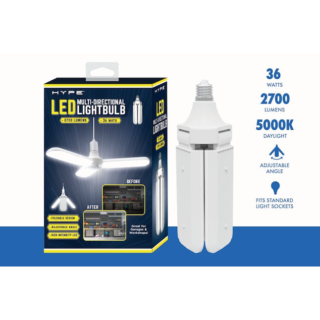 HYPE LED Multi-Directional Light Bulb, 2700 Lumens