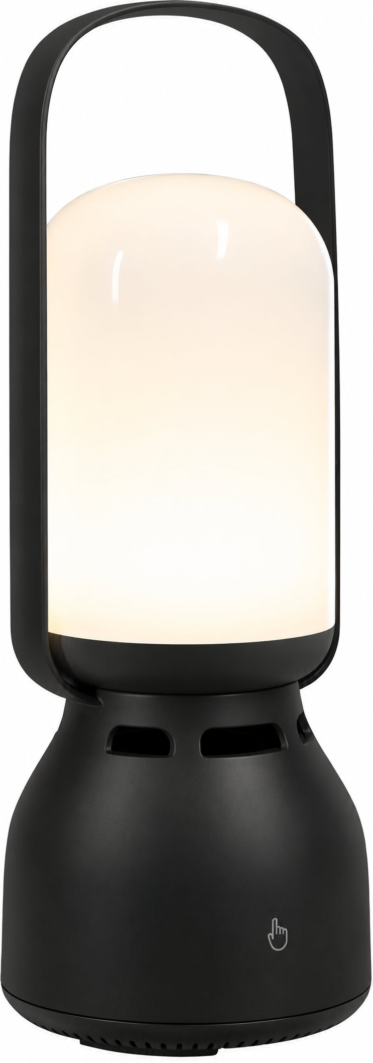 Sarina Wireless Speaker & LED Lamp, Black