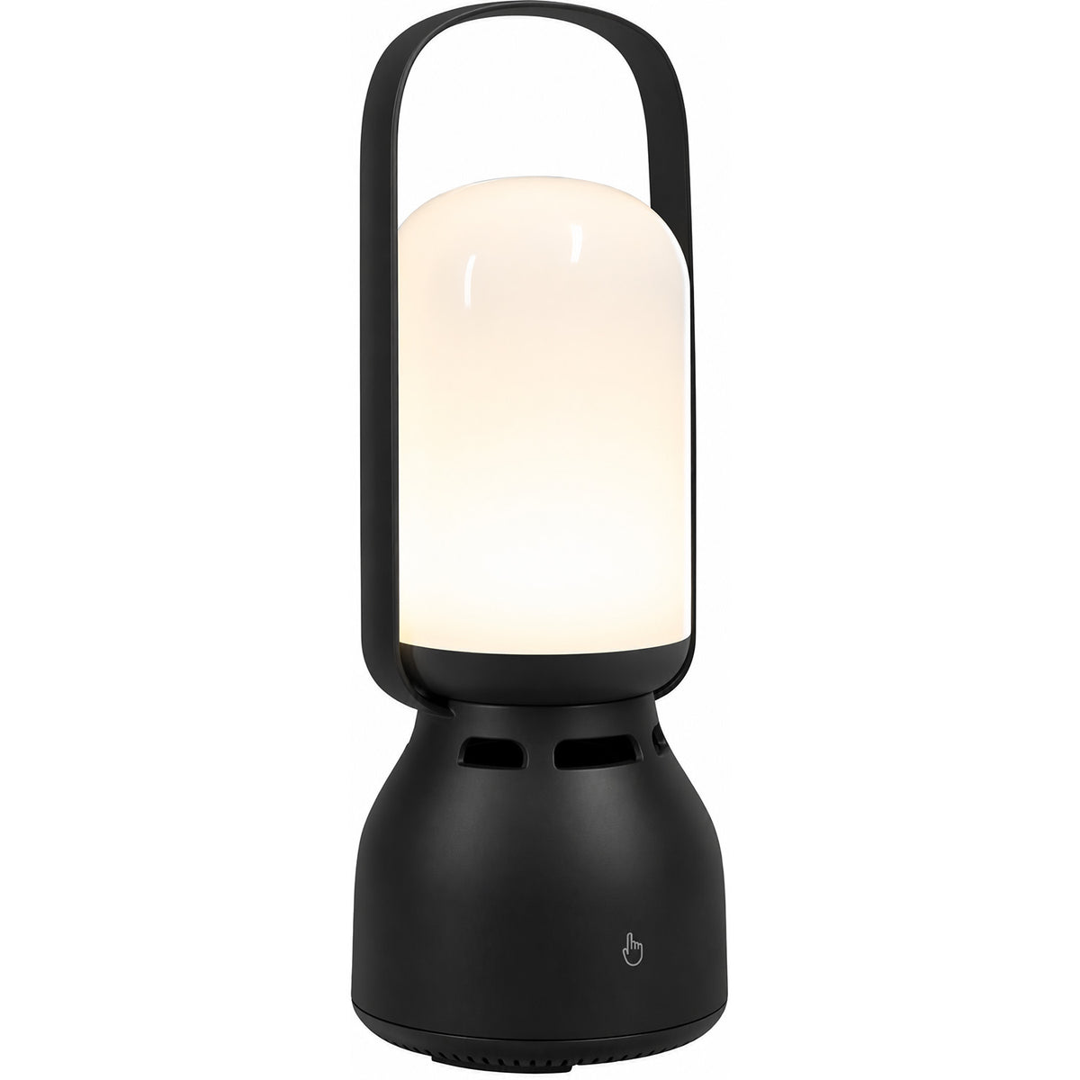 Sarina Wireless Speaker & LED Lamp, Black