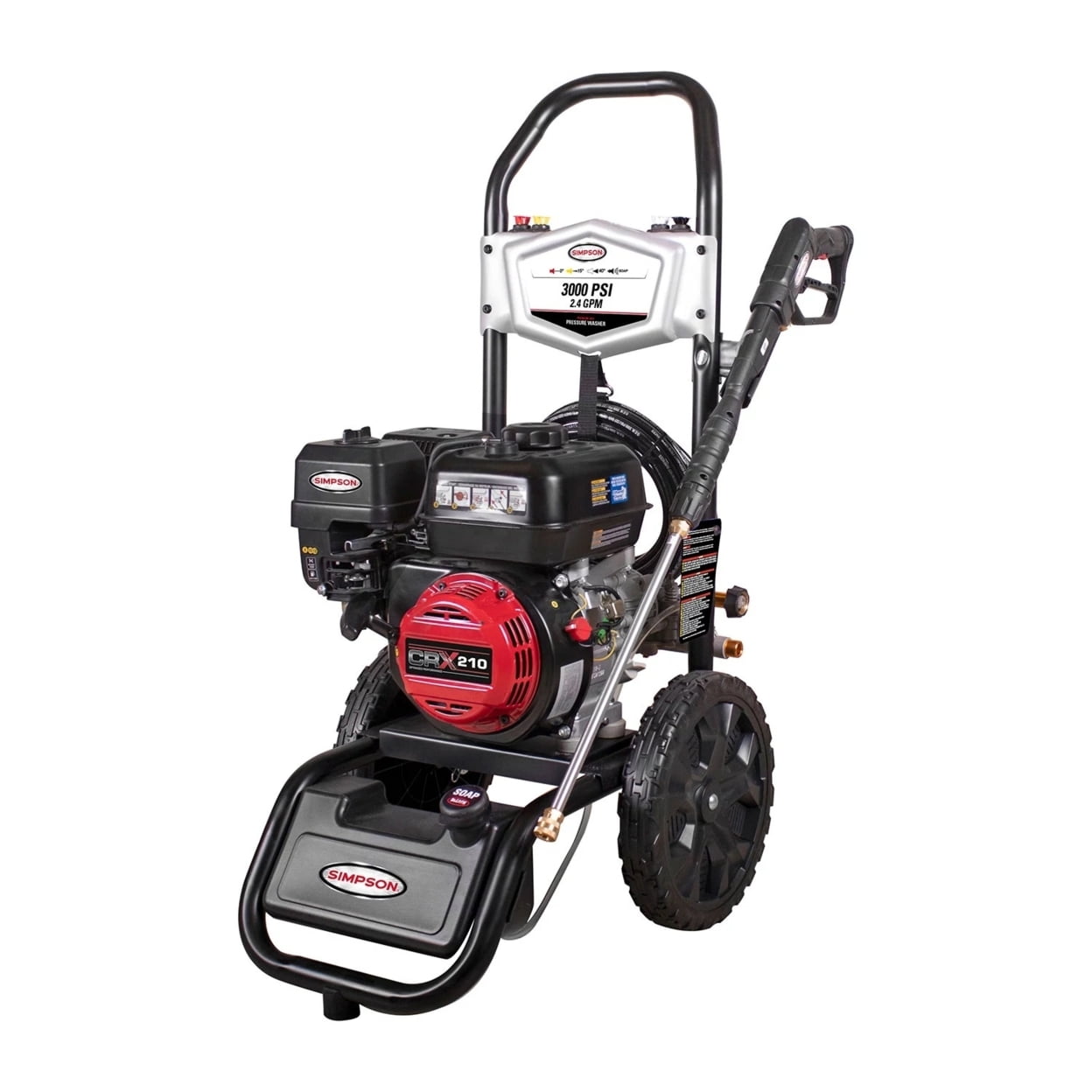Simpson Megashot MS61220 49-State 3000 PSI 2.4 GPM CRX 208cc Gas Pressure Washer