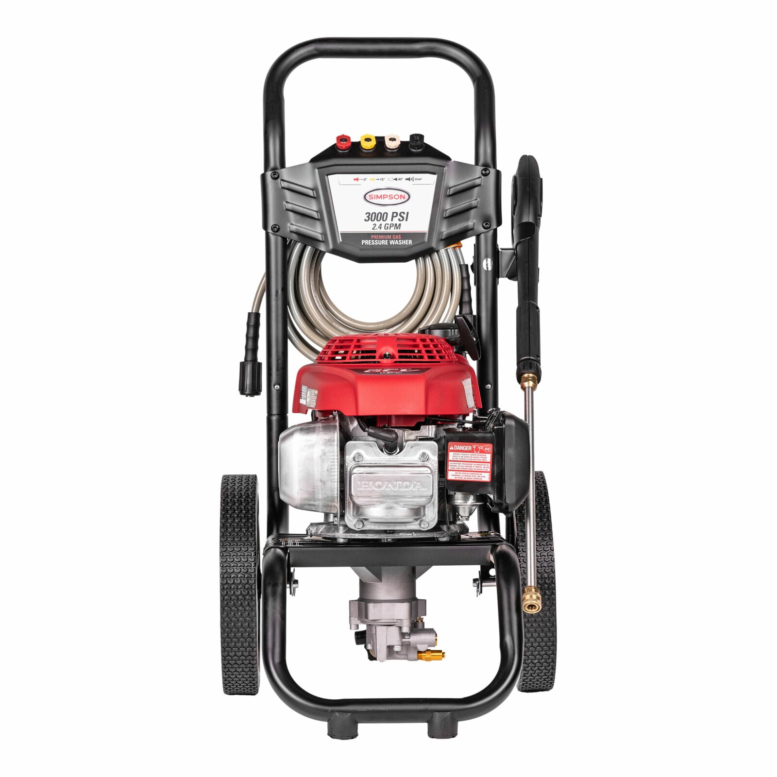 Simpson MegaShot 3,000 PSI 2.4 GPM Gas Pressure Washer with Honda Engine, Factory Refurbished