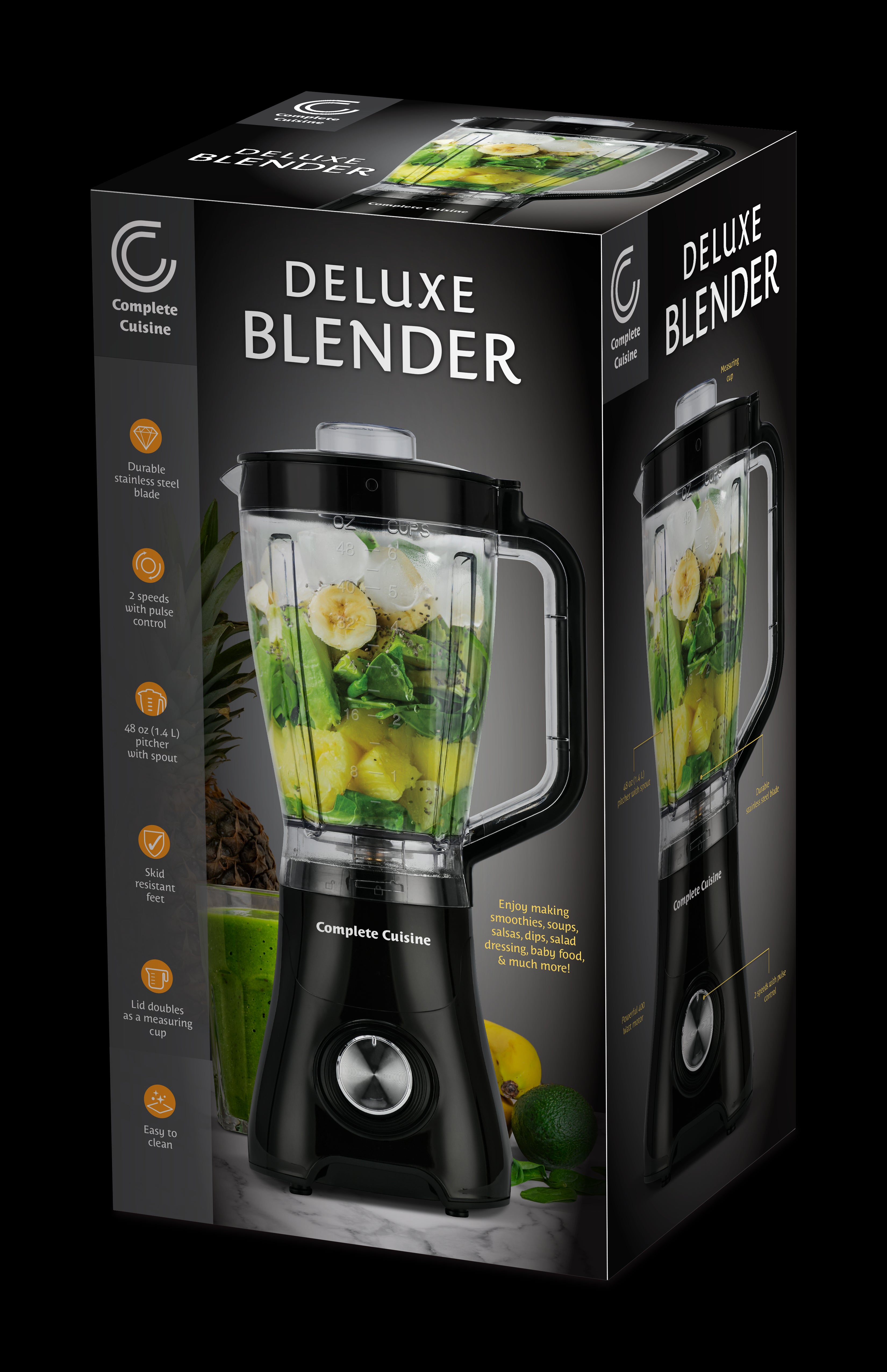 Complete Cuisine 2-Speed 48-oz Deluxe Blender
