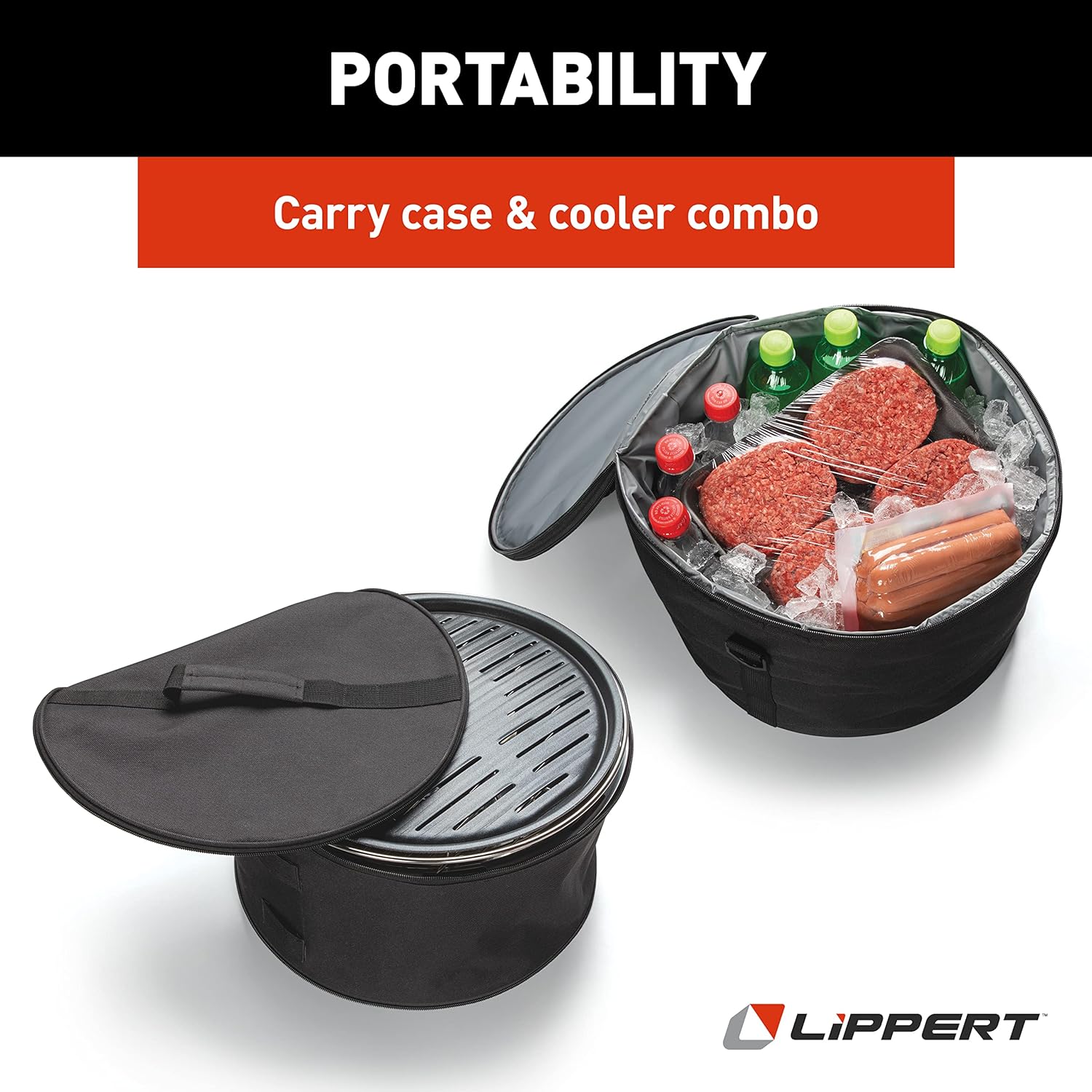 Lippert Odyssey Durable Lightweight Portable Charcoal Grill