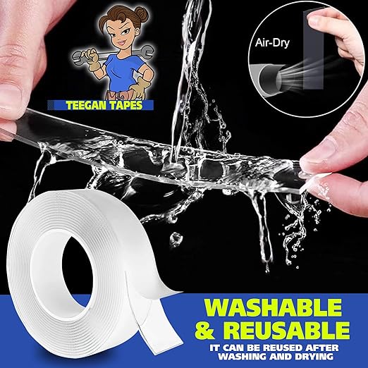 Reusable Double Sided Space Tape, 6 Pack