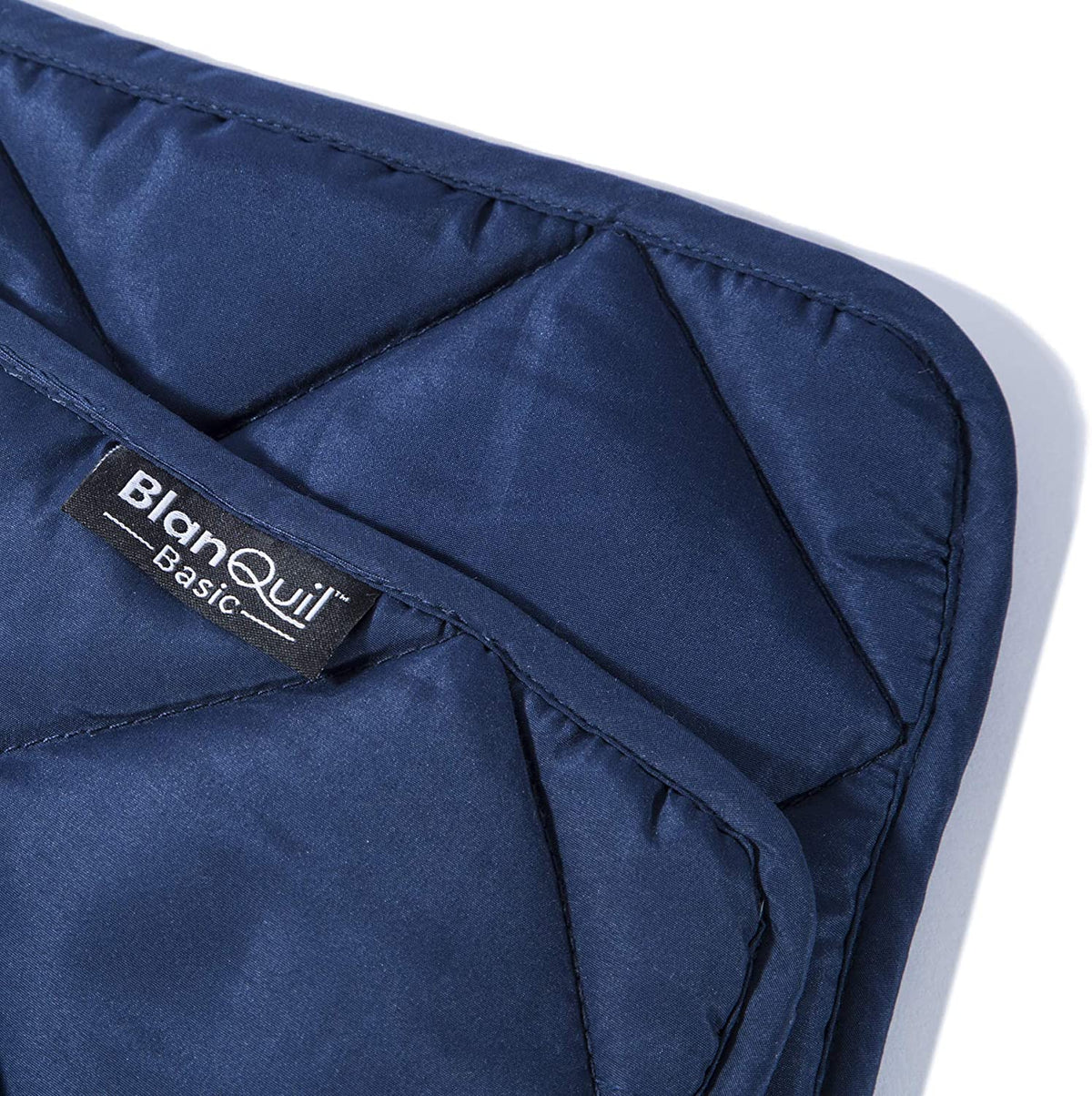 Blanquil Quilted Weighted Blanket, Navy