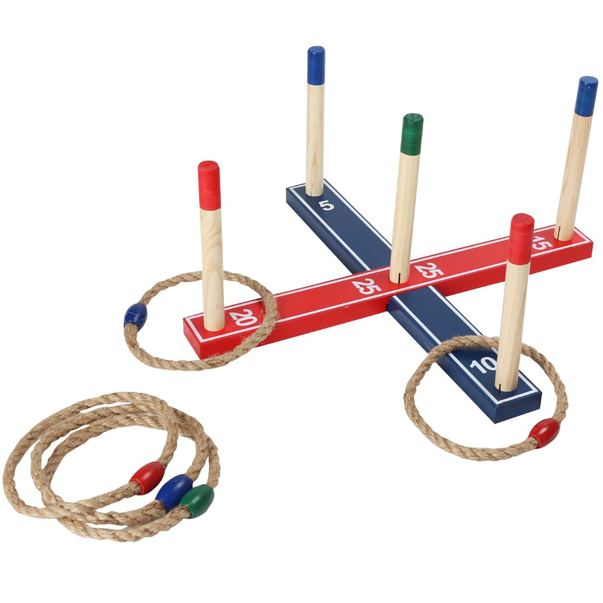 Creative Brainworks Wooden Ring Toss Game - indoor or outdoor yard game for adults & family