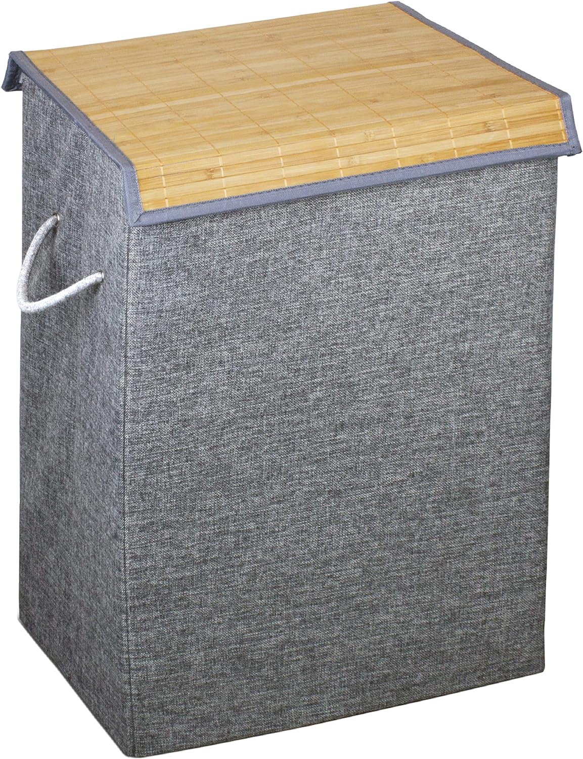 Brookstone Laundry Hamper w/ Bamboo Lid