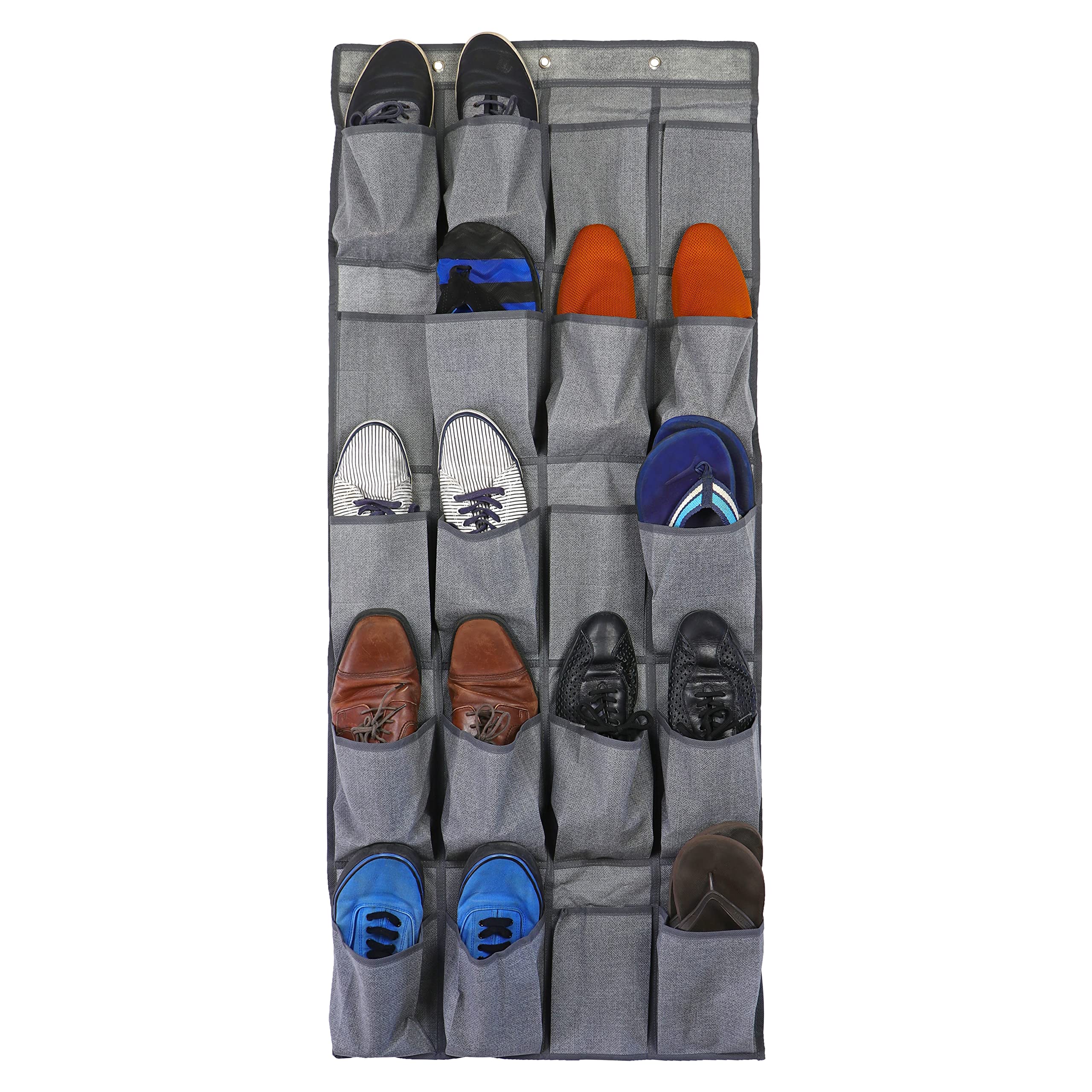 Arm & Hammer Odor Neutralizing 20 Pocket Soft Shoe Organizer - Fits 10 Pairs of Shoes, Accessories