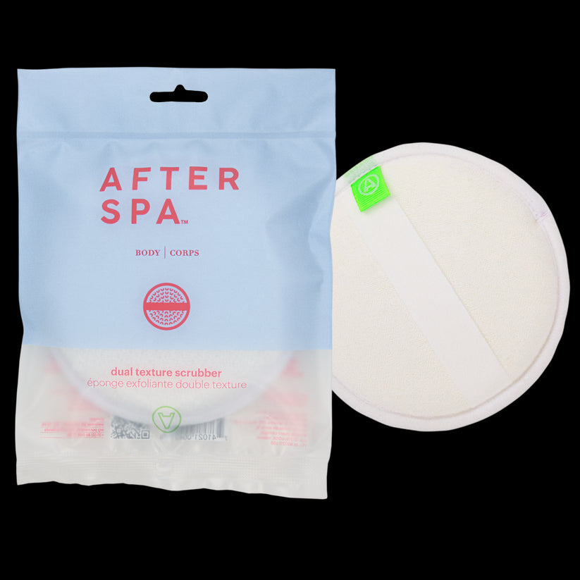 Afterspa Bath & Shower Round Dual Texture Scrubber