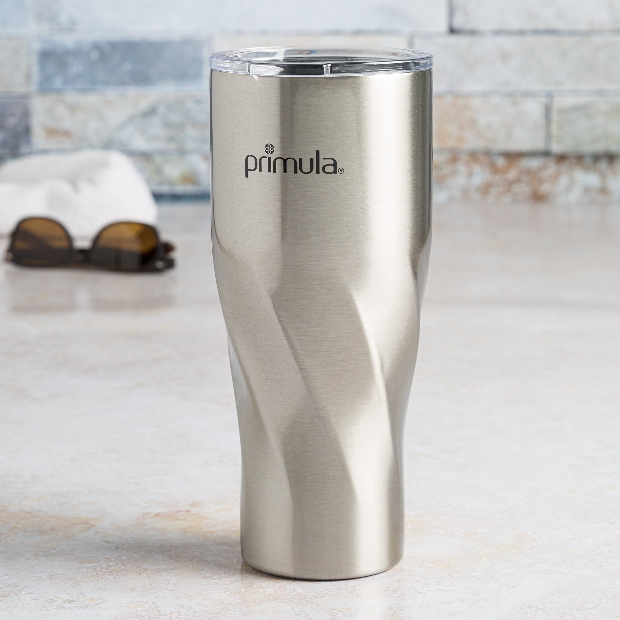 Primula 32oz Avalanche Double Walled Vacuum Sealed Stainless Steel Thermal Insulated Tumbler- Stays Cold or Hot All Day Long