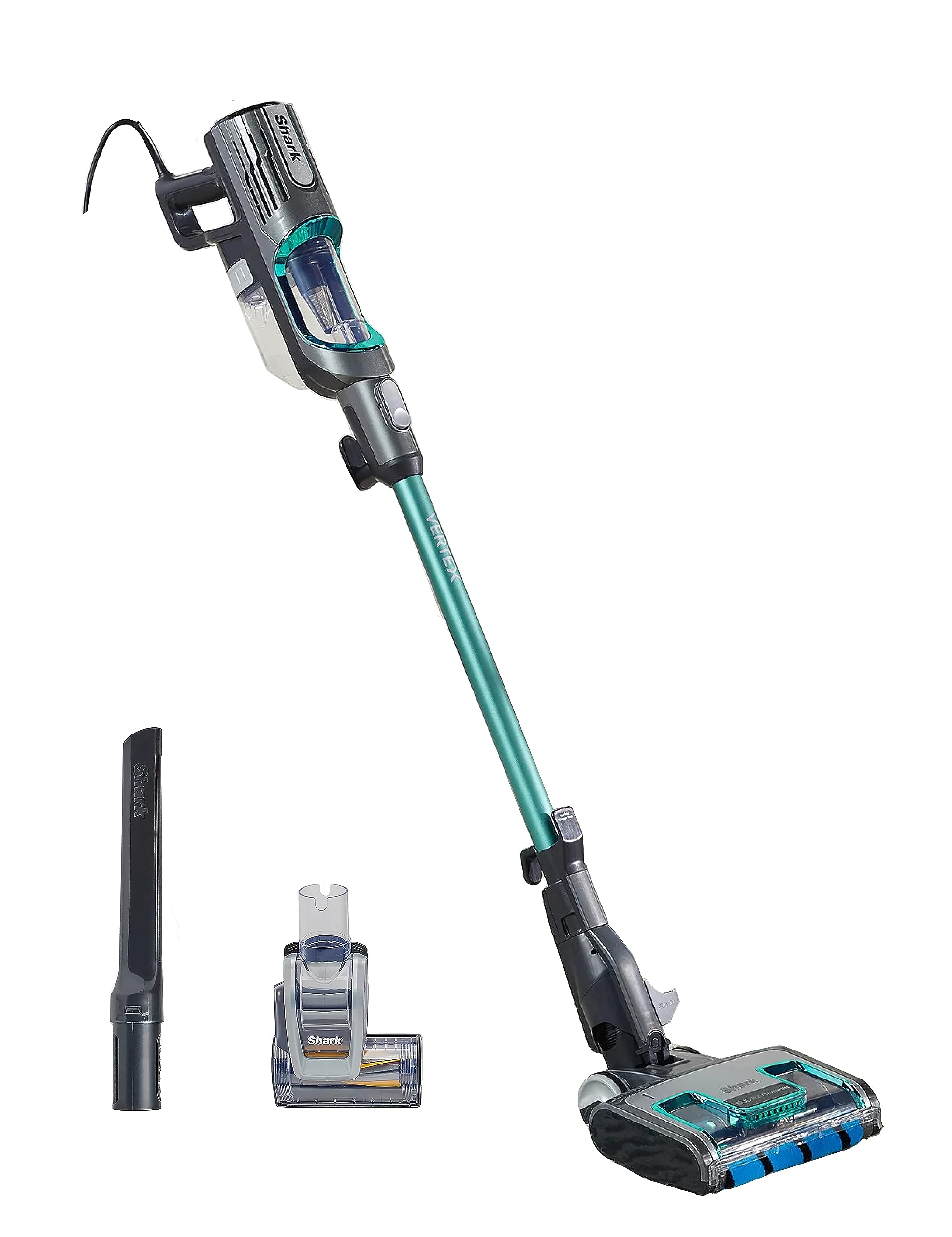 Shark Vertex Corded Ultralight DuoClean PowerFins Stick Vacuum with Self-Cleaning Brushroll (Renewed) (Mint)