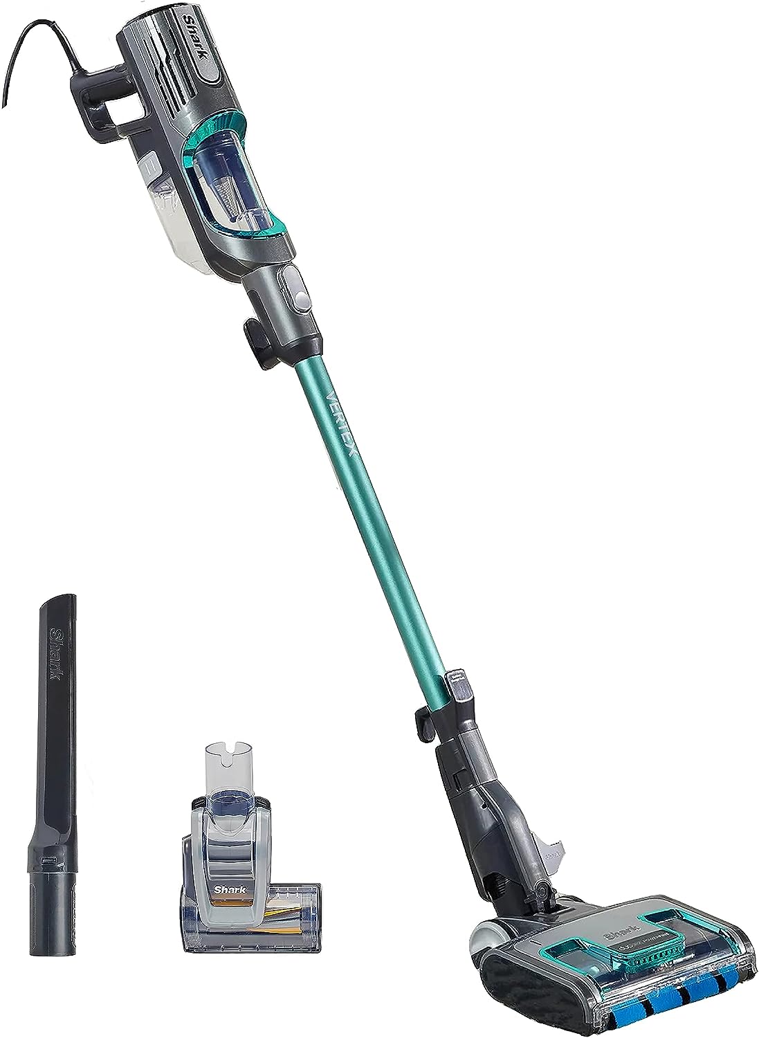 Shark Vertex Corded Ultralight DuoClean PowerFins Stick Vacuum with Self-Cleaning Brushroll (Renewed) (Mint)