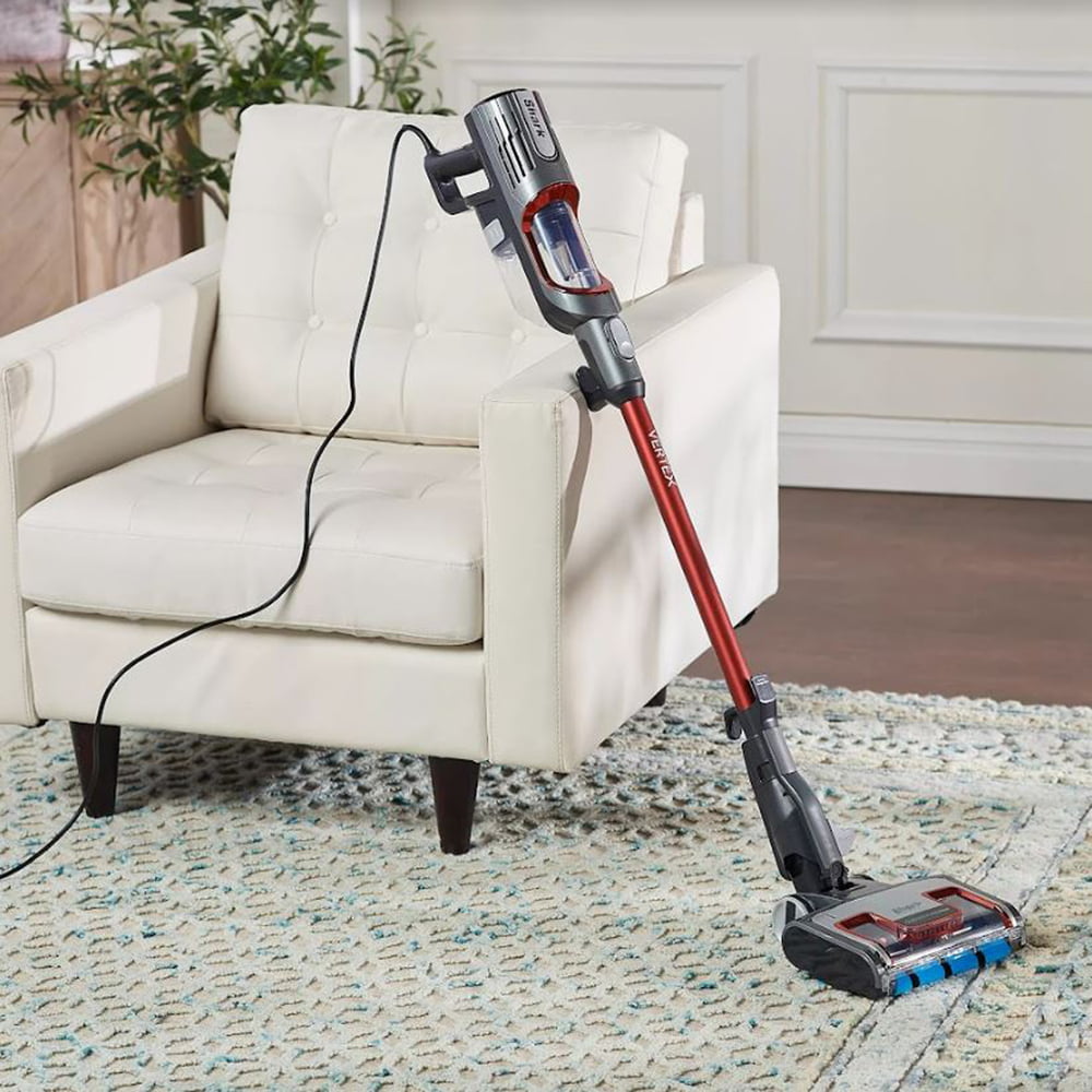 Shark QS2000QRD Vertex UltraLight DuoClean PowerFins Stick Vacuum Red (Renewed)