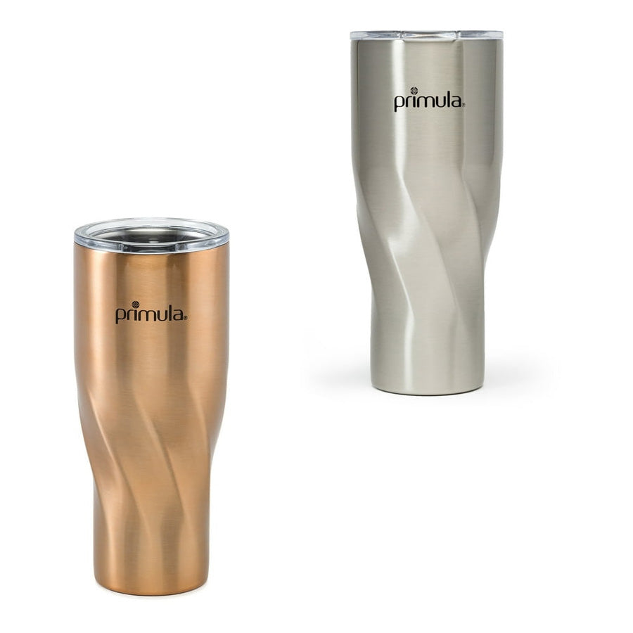 Primula 32oz Avalanche Double Walled Vacuum Sealed Stainless Steel Thermal Insulated Tumbler- Stays Cold or Hot All Day Long