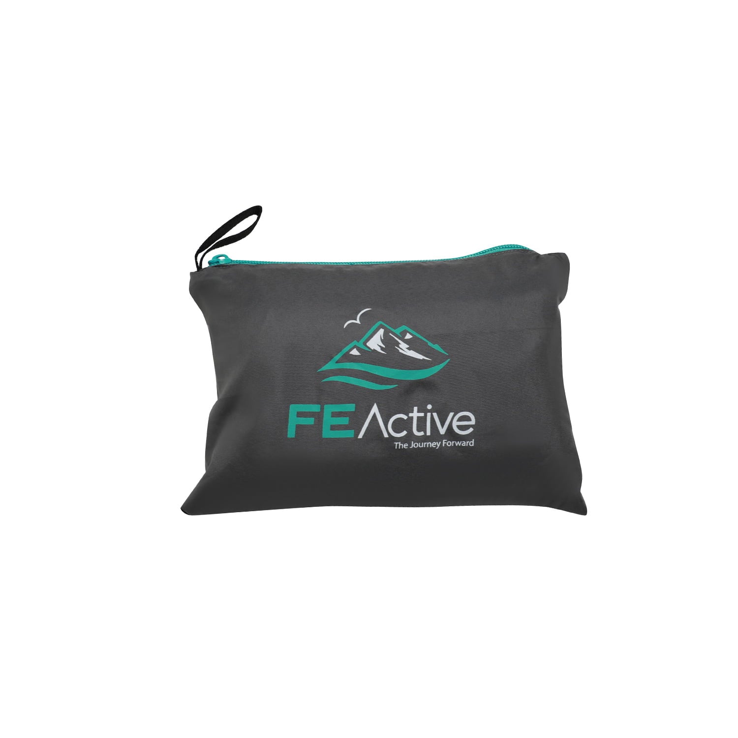 FE Active Soft Polyester Sleeping Bag Liner with Drawstring Hood & Dual Zipper