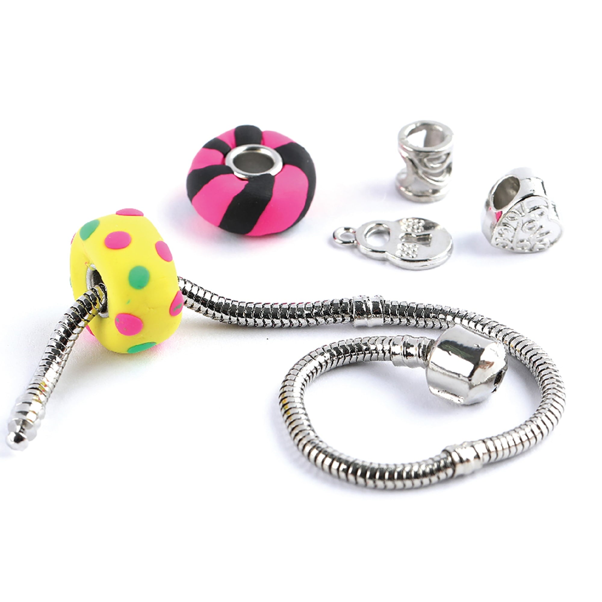 Amav Fashion Time Cool Charm Bracelets Kit, 6 Pack