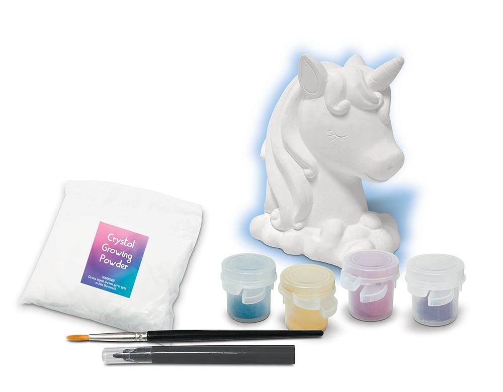 AMAV Crystal Unicorn, Grow and Paint your Magic Crystal Unicorn