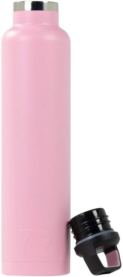 RTIC 26 oz Vacuum Insulated Water Bottle, Flamingo Matte