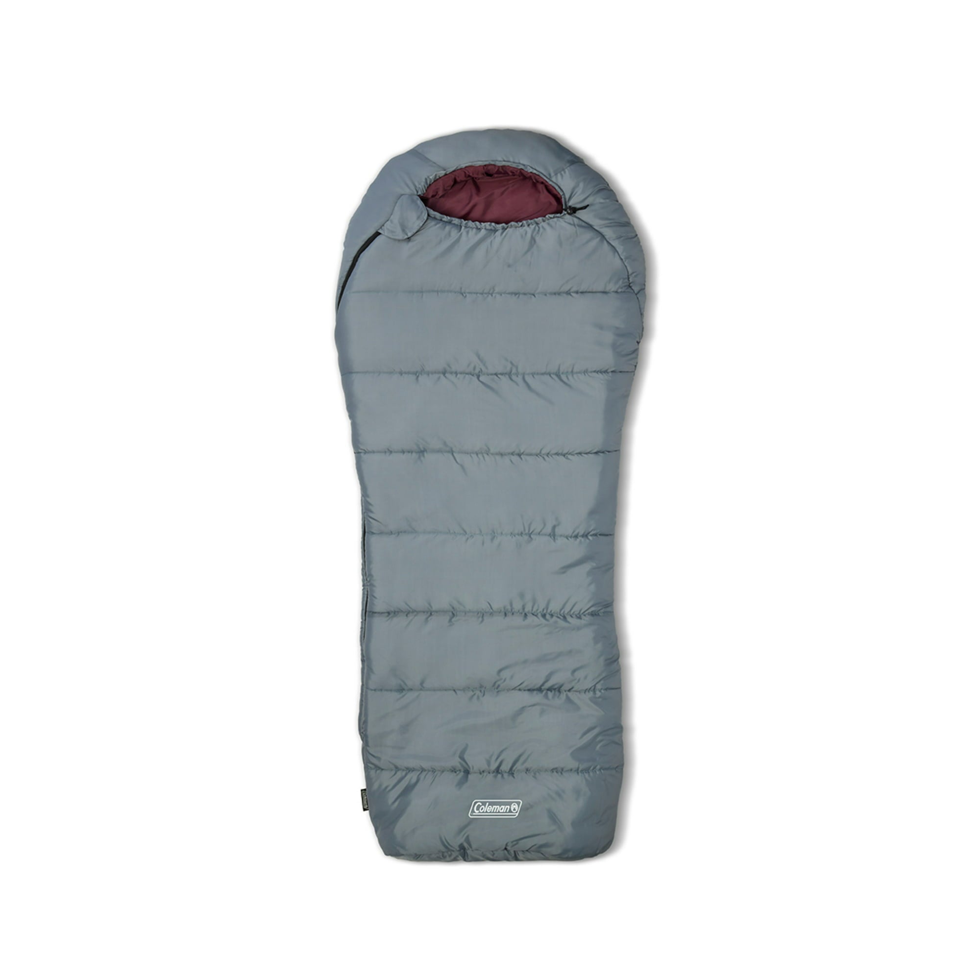 Coleman Tidelands 50 Big & Tall Mummy Insulated Sleeping Bag, Gray
