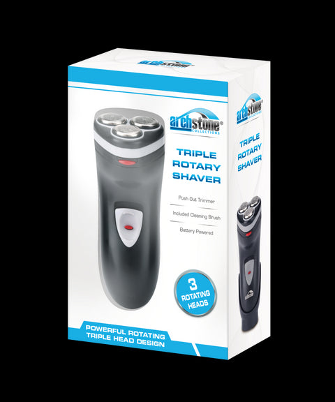 Archstone Triple Rotary Shaver with Cleaning Brush