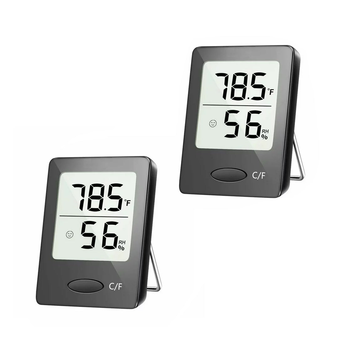 Habor Digital Hygrometer Indoor Thermometer & Humidity Gauge Indicator, 2 Pack