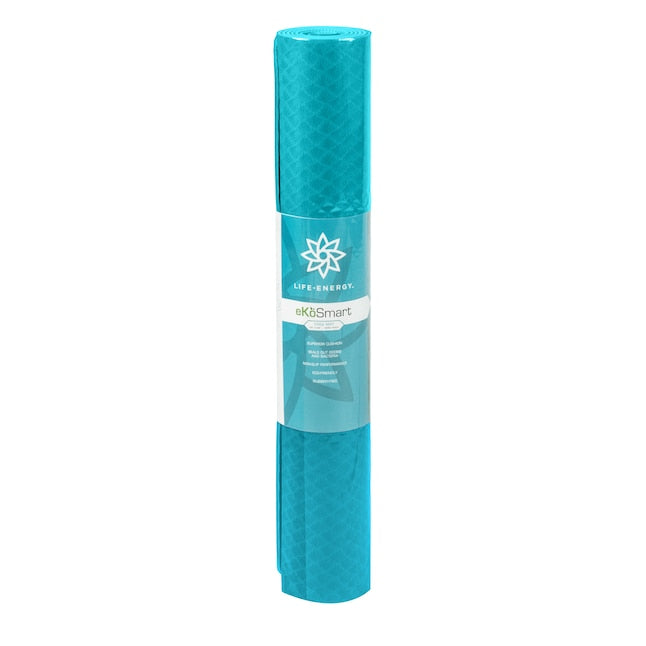 Life Energy 3202YM 4 MM Antimicrobial Yoga Mat with Carrying Strap