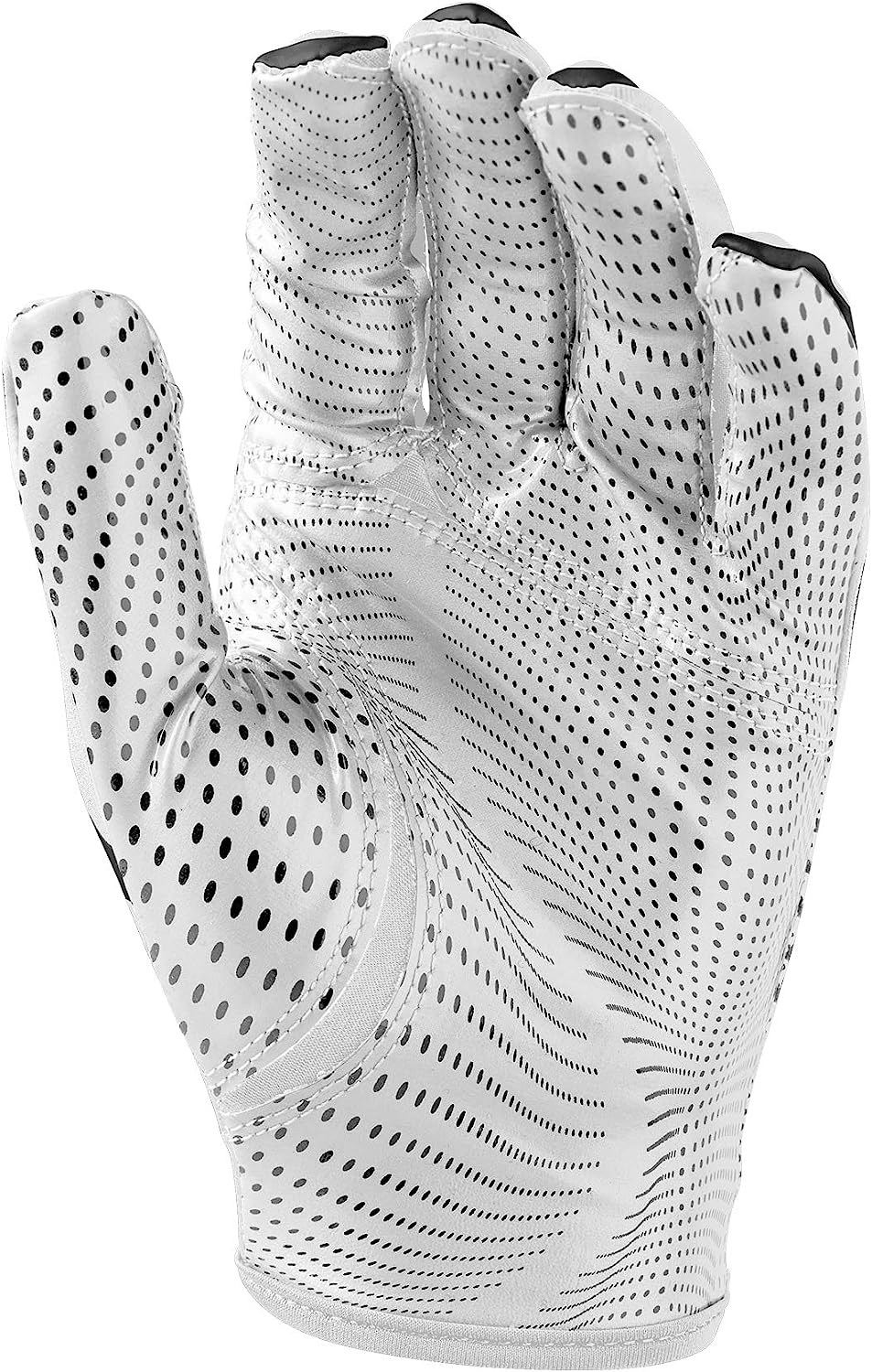 Wilson NFL Stretch Fit Receivers Glove - Adult Size, White/Black