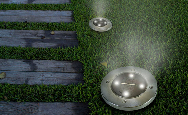 Touch Of ECO Solar SUNSPOT 8-Pack Disc Lights