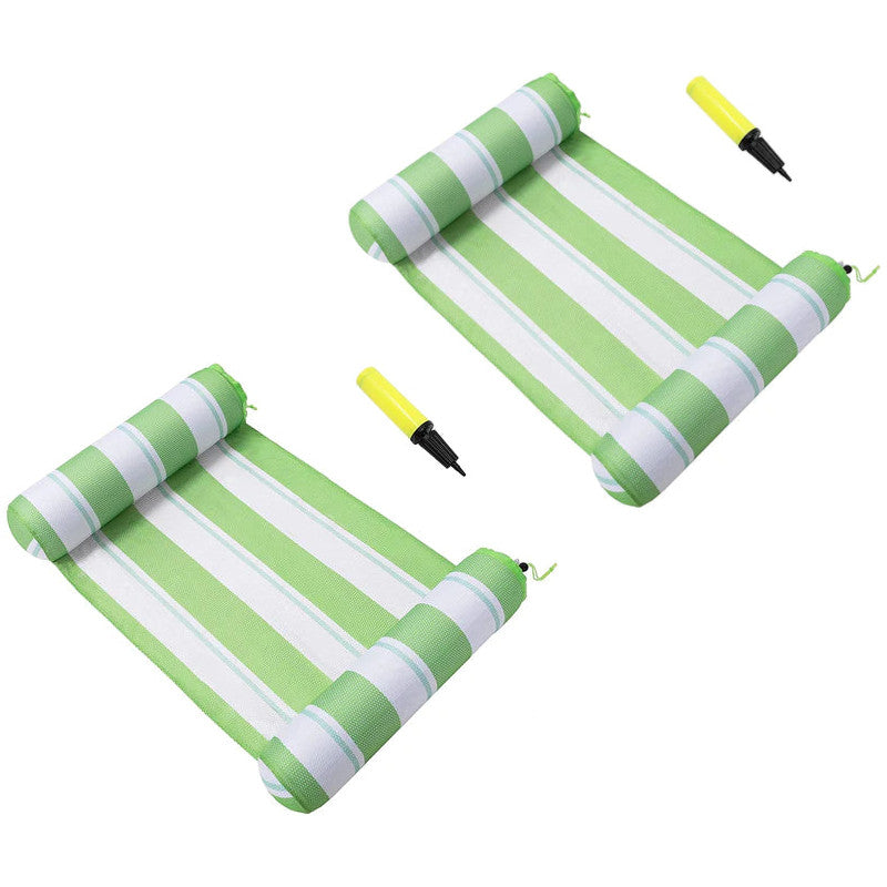 JOYIN Inflatable Hammock Pool Lounger, 2 Pack