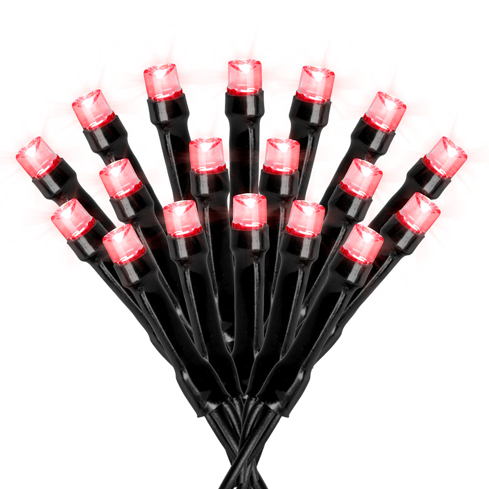 Touch Of Eco 125 Solar Powered LED String Lights, 68 Feet
