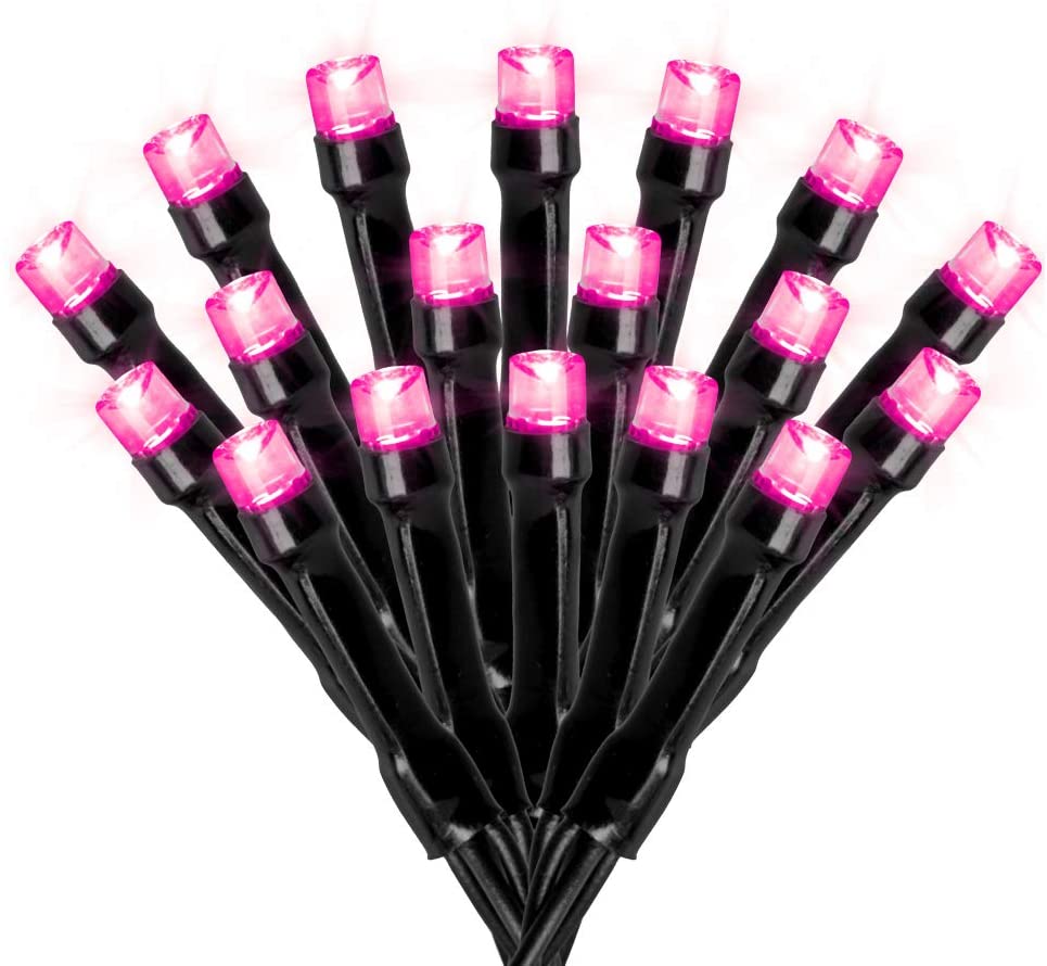 Touch Of Eco 125 Solar Powered LED String Lights, 68 Feet