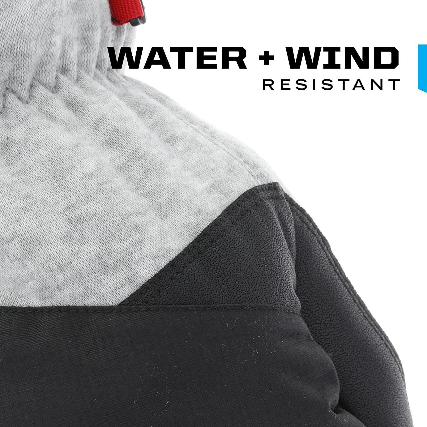 Mechanix Wear: ColdWork Guide Winter Work Gloves, Water Resistance Gloves, 40g PrimaLoft Insulation, Touch Capable Winter Gloves for Men, For Mild Winter Weather, Gray/Black, Single Pair, (Sizes MD, LG, XL and XXL)