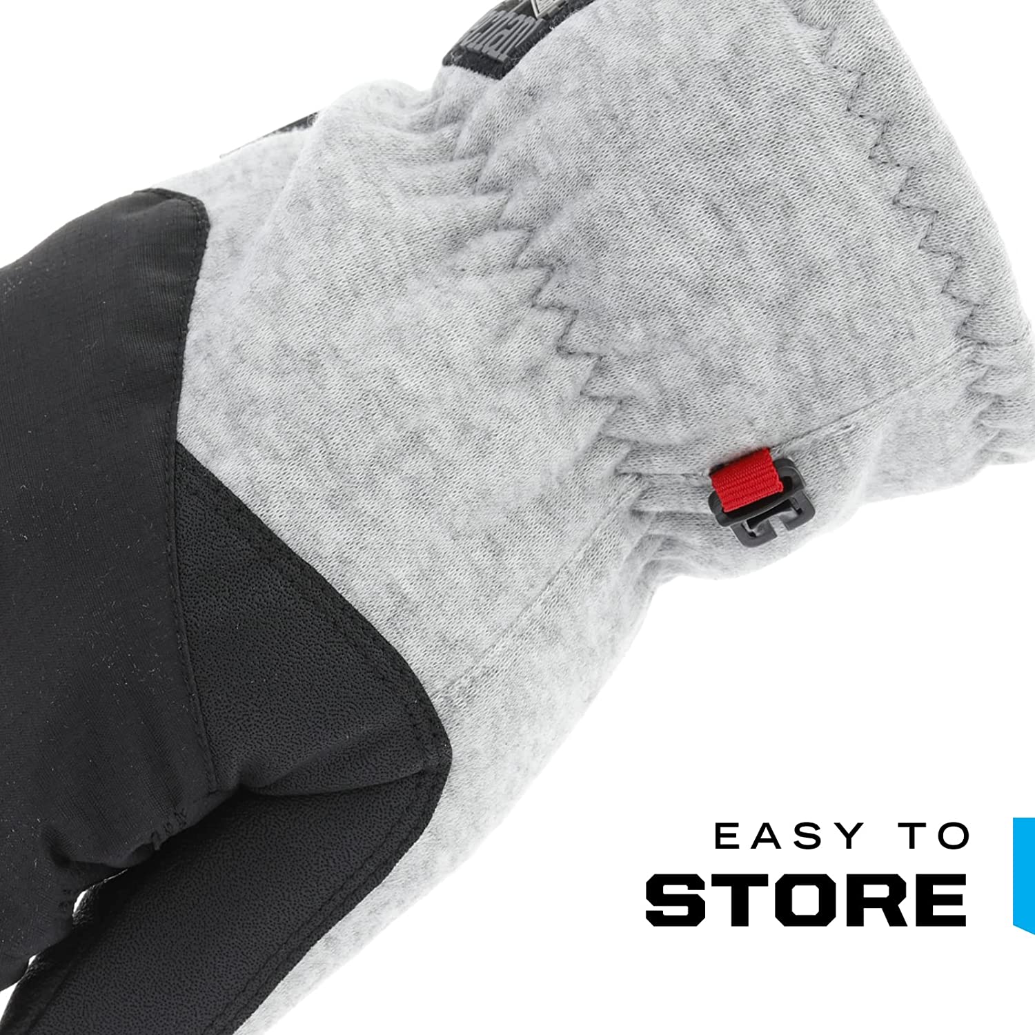 Mechanix Wear: ColdWork Guide Winter Work Gloves, Water Resistance Gloves, 40g PrimaLoft Insulation, Touch Capable Winter Gloves for Men, For Mild Winter Weather, Gray/Black, Single Pair, (Sizes MD, LG, XL and XXL)