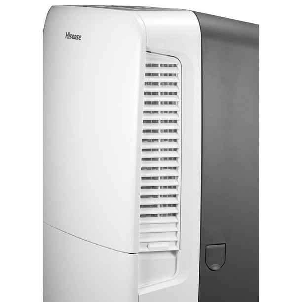 Hisense 50-Pint Dehumidifier with Built-In Pump and Electronic Controls – Factory Refurbished