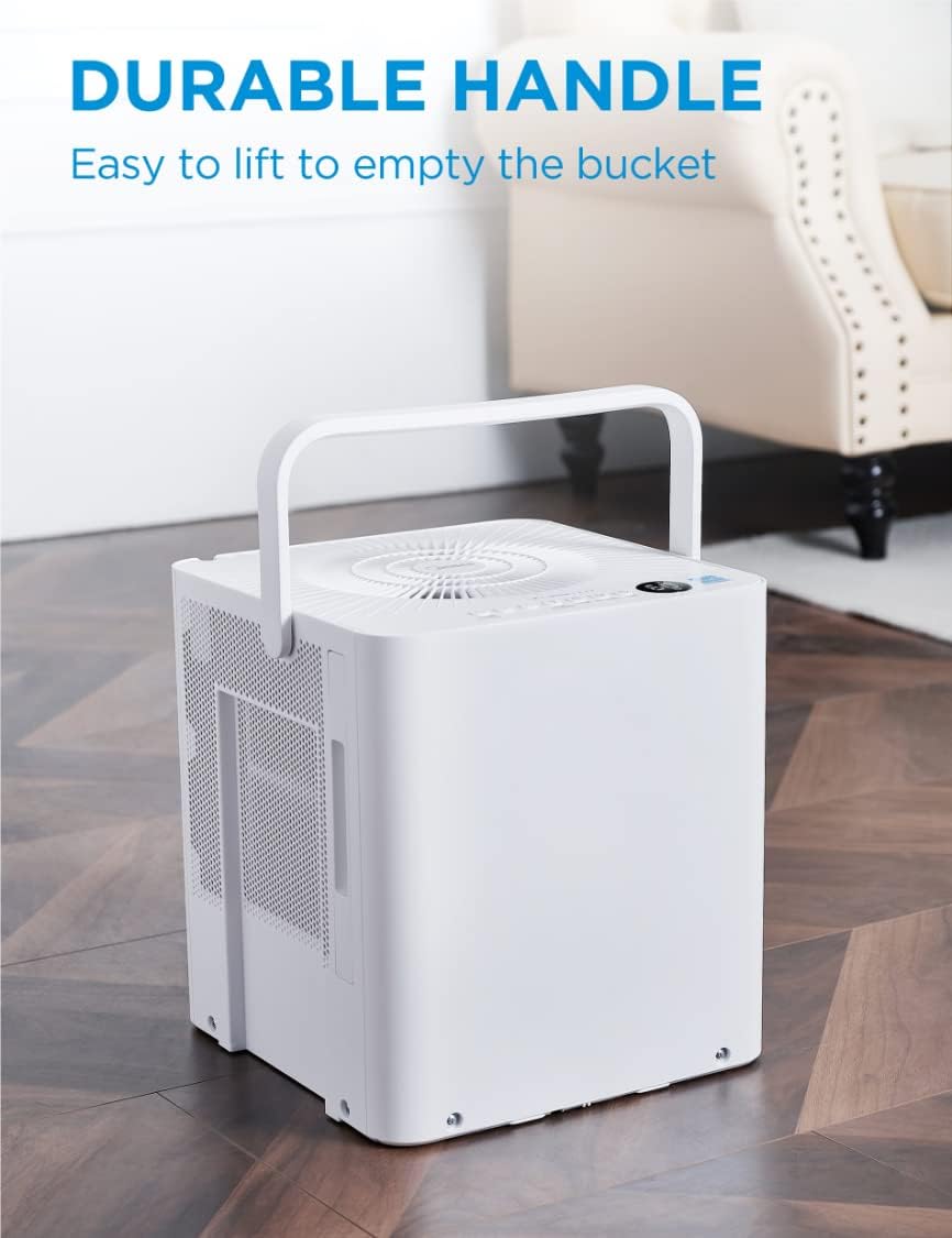 Midea Cube 35-Pint Smart Dehumidifier with Alexa – Covers Up to 3,500 Sq. Ft. (Factory Refurbished)