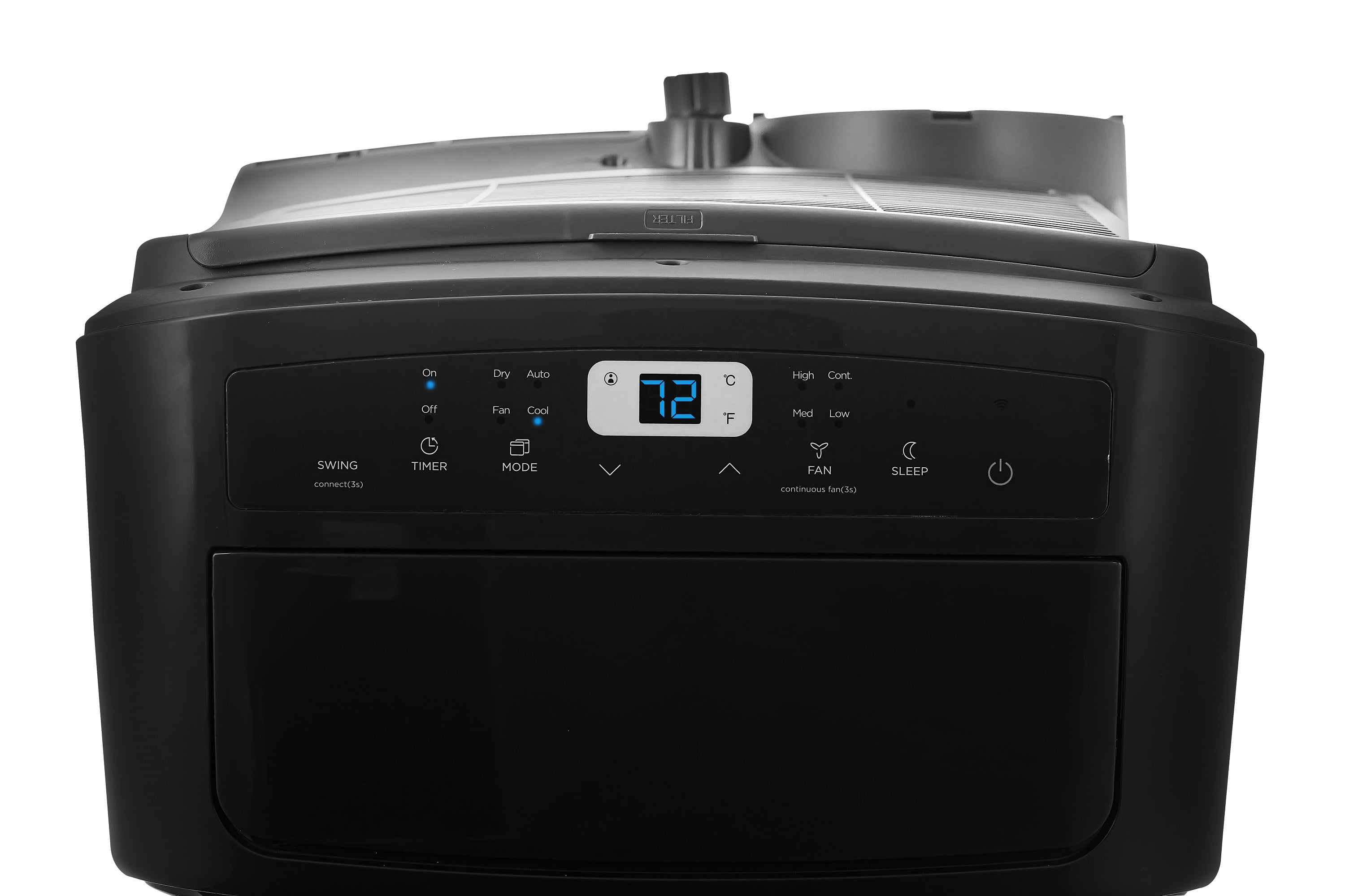 Midea 8,000 BTU (12,000 BTU ASHRAE) 115V Smart Portable Air Conditioner, Covers up to 350 Sq. ft., MAP08S1WGR