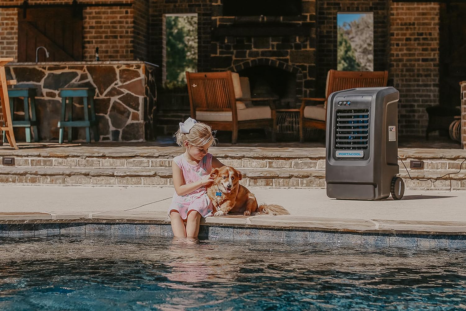 Portacool PAC5101A1 510 Portable Evaporative Cooler for Patios, Decks, Pet Spaces, and More (Refurbished)