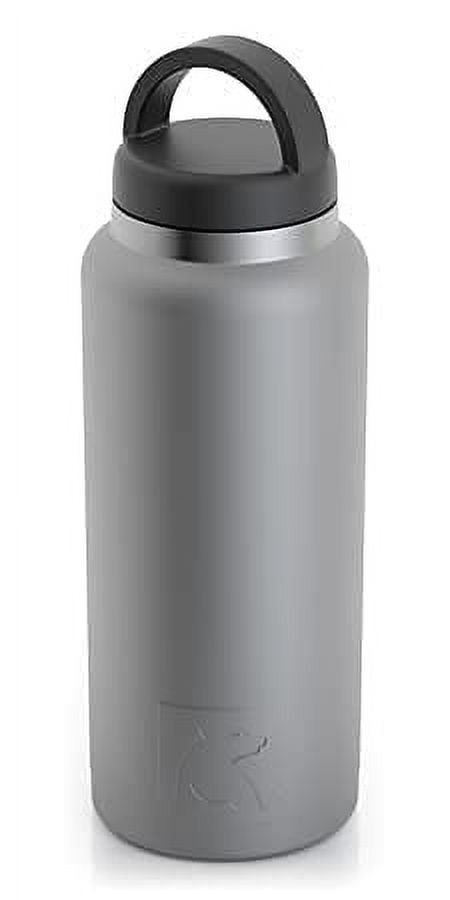 RTIC 36 oz Vacuum Insulated Water Bottle, Metal Stainless Steel Double Wall Insulation, BPA Free Reusable, Leak-Proof Thermos Flask for Hot and Cold Drinks, Travel, Sports, Camping, Graphite