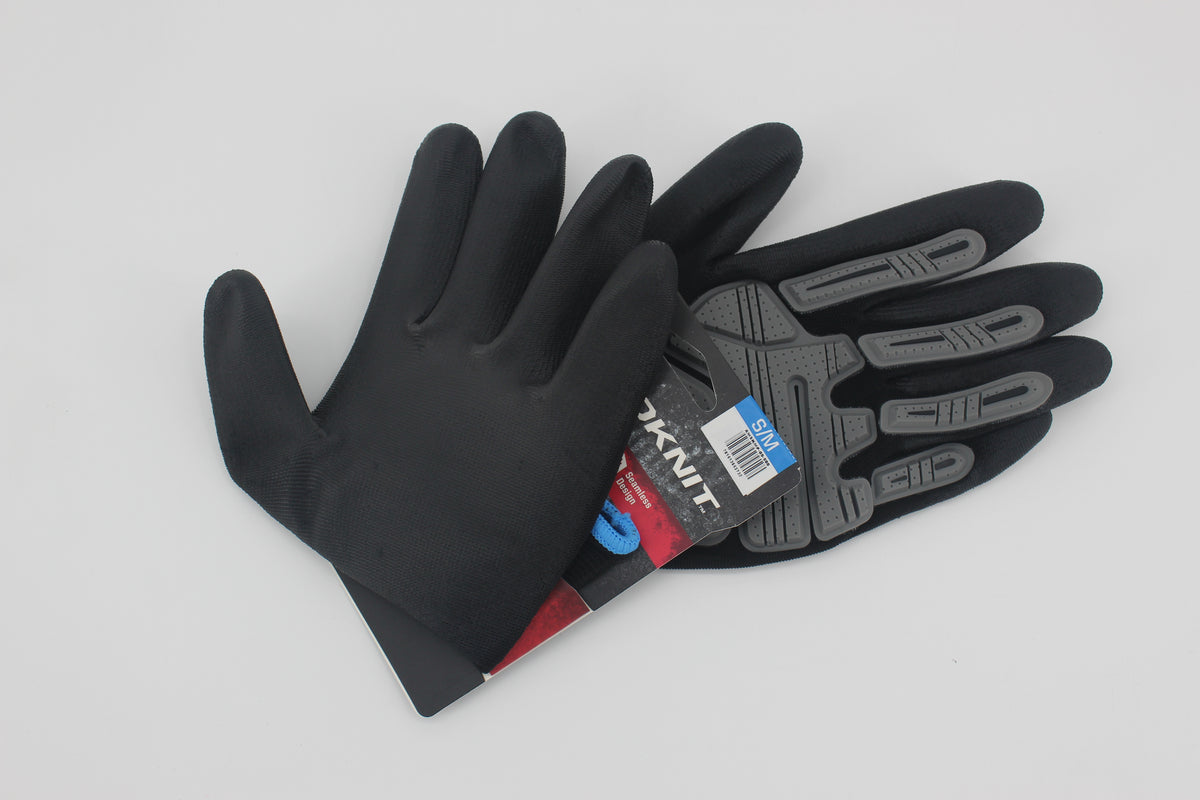 Mechanix Wear SpeedKnit Impact Work Gloves - 13-Gauge Shell, High-Dexterity PU Grip, TPR Back of Hand Protection, SM