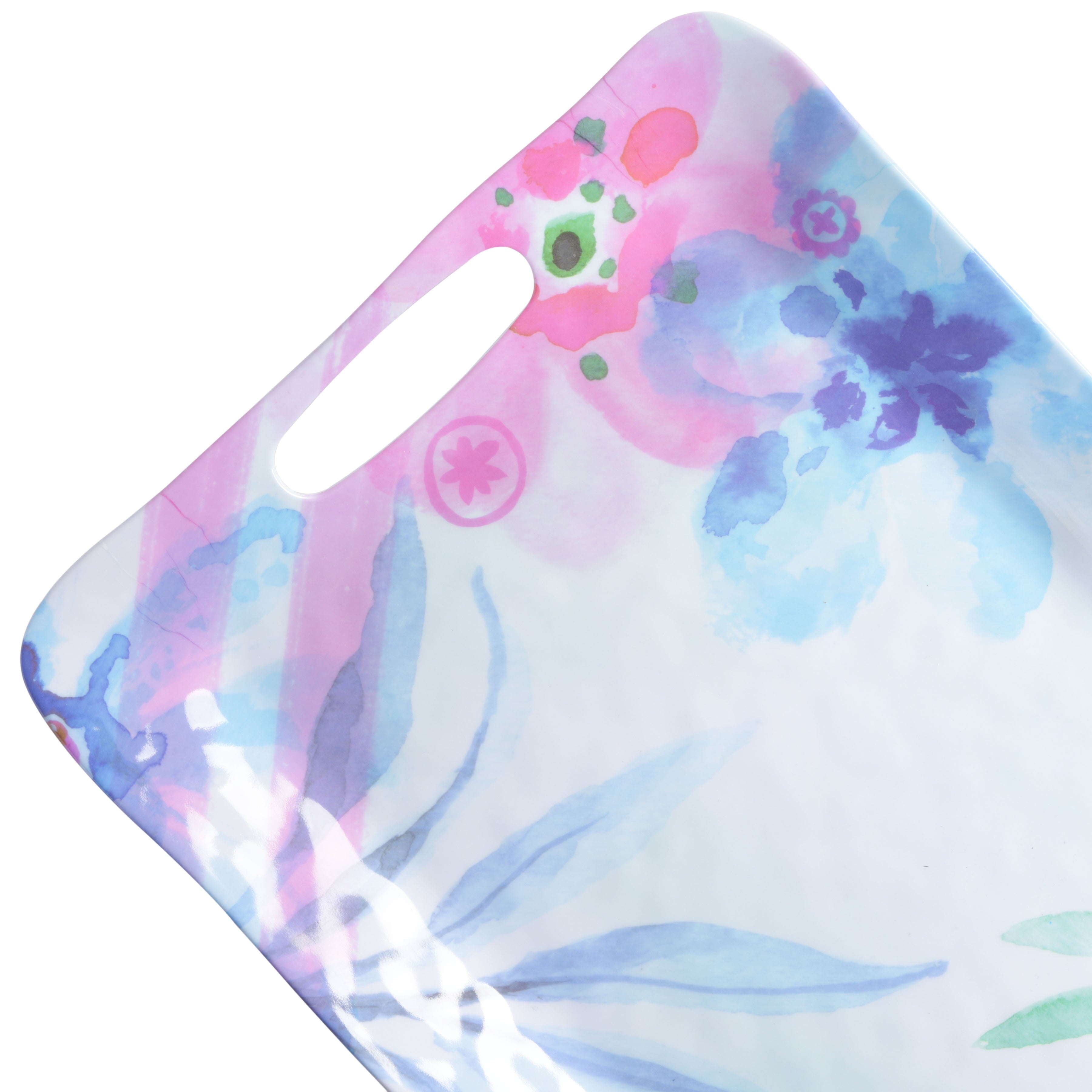 Spice by Tia Mowry 2 Piece Decorated Melamine Serving Trays
