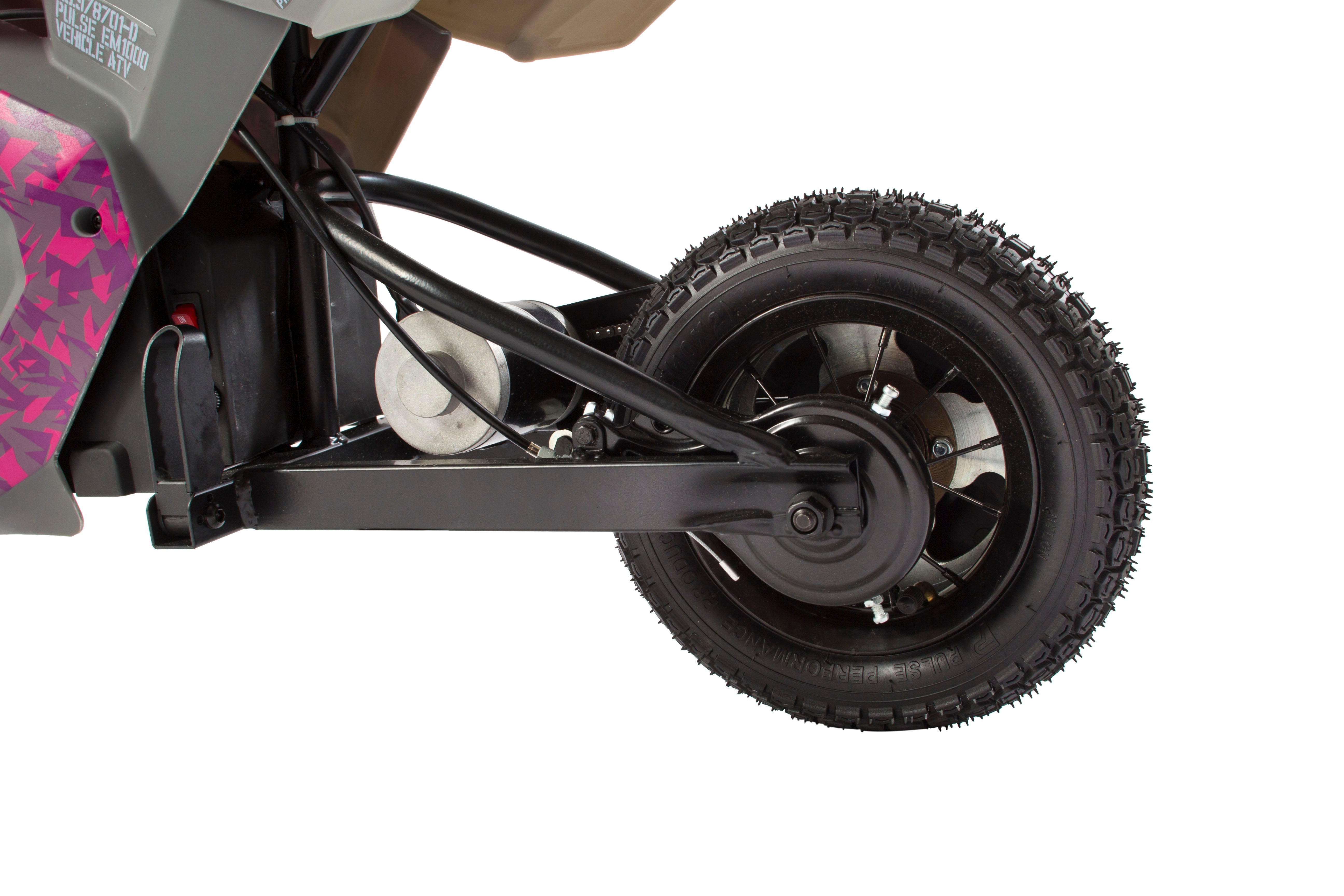 Pulse Performance EM-1000 Youth Electric Motorcycle, Pink