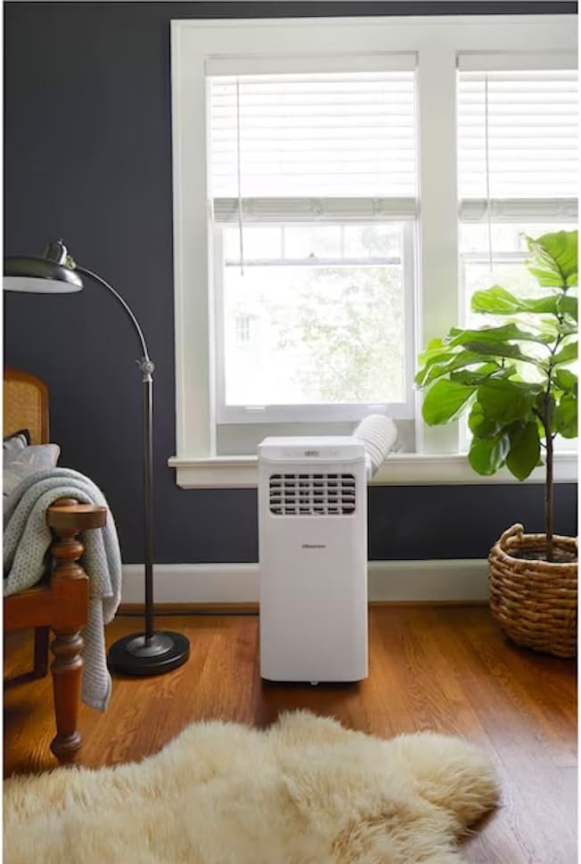 Hisense Portable Air Conditioner 250-sq.ft 6000-BTU DOE (8000-BTU ASHRAE) 115-Volt (Refurbished)