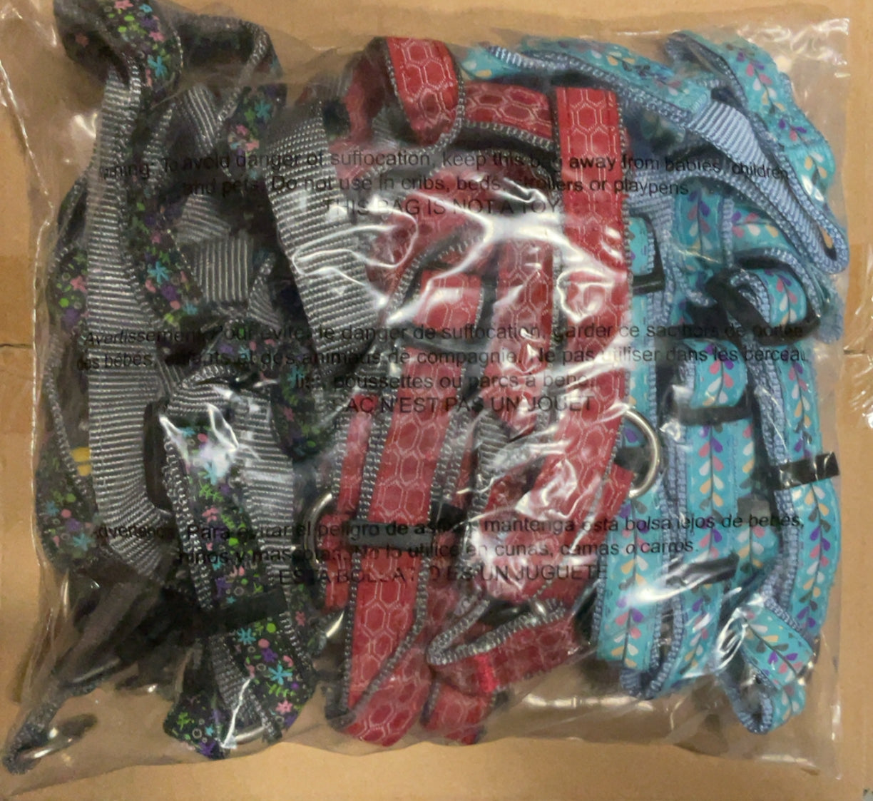 Pet Zone Dog Harness Medium (Up to 50 lbs) 20-26 Inches, Assorted Prints