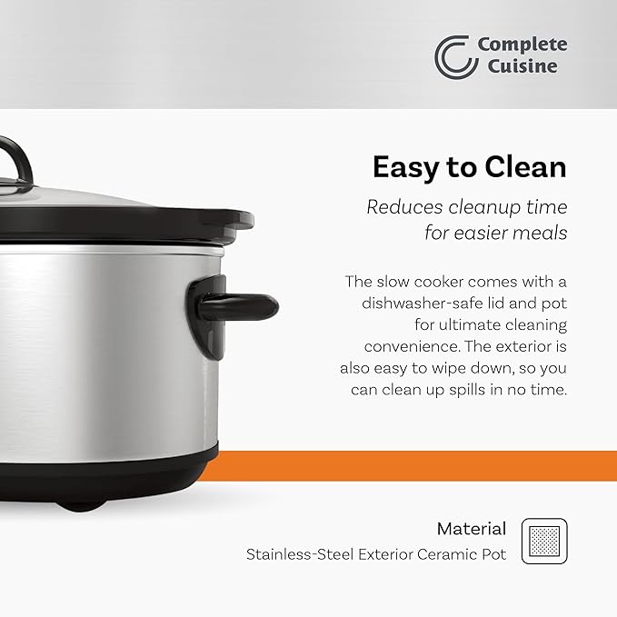 Complete Cuisine 7.0 QT Slow Cooker