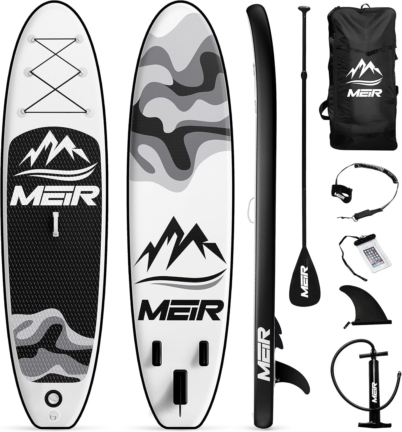 Lange DriftReign 10FT Inflatable Stand Up Paddle Board with SUP Accessories, Backpack, Waterproof Bag, Ankle Leash, Fin and Pump