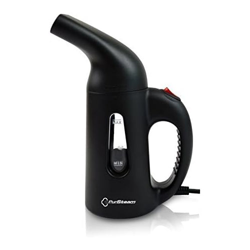 PurSteam Newest Steamer for Clothes, 7-in-1 Powerful Multi-Use Handheld Garment Steamer, Remove Wrinkles/Clean/Refresh/Treat/Defrost, Perfect for Home and Travel, Black