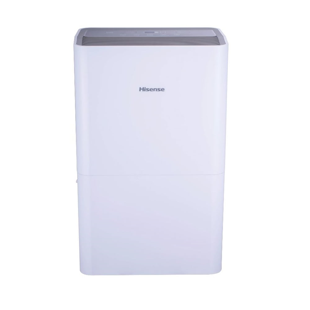 Restored Hisense 50-Pint Capacity, 4500 sq. ft. Coverage, 3-Speed Dehumidifier DH5024K1W (Refurbished)