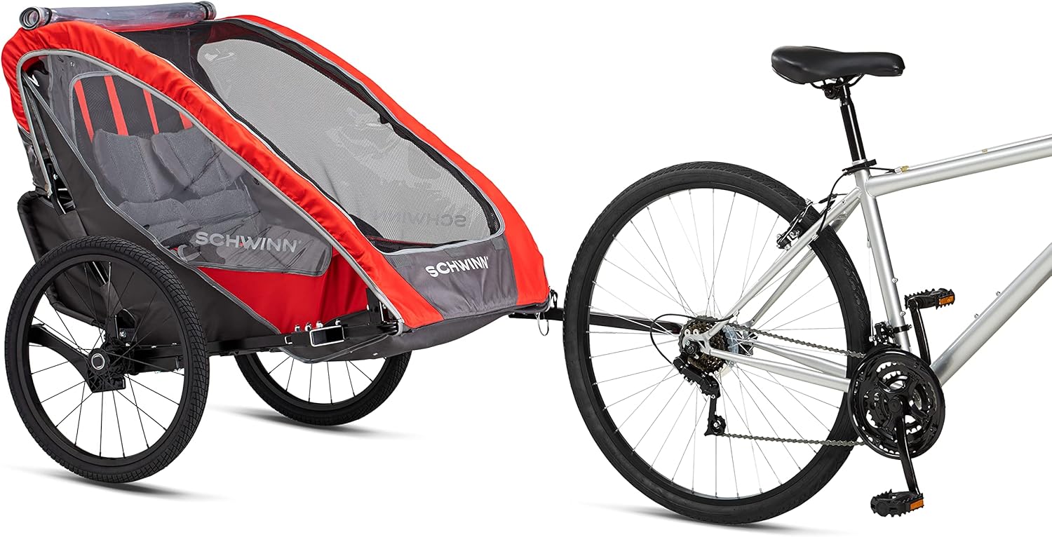 Schwinn Summit Deluxe Infant Unisex Trailer, Red